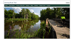 Desktop Screenshot of lansingrivertrail.org